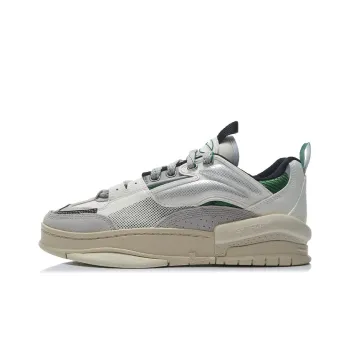 LiNing Zen Anti Slip And Wear Resistant Lightweight Low Top Skateboard Shoes Men's Microcrystalline Gray