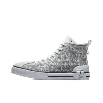 STAR WARS x LiNing Abrasion Resistant Breathable High Top Skateboard Shoes Gray White