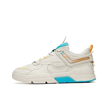 Anta Life Collection Low Top Skateboard Shoes Men's Gray Yellow