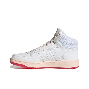 Adidas Neo Hoops 2.0 Mid 'White Power Pink' Women's