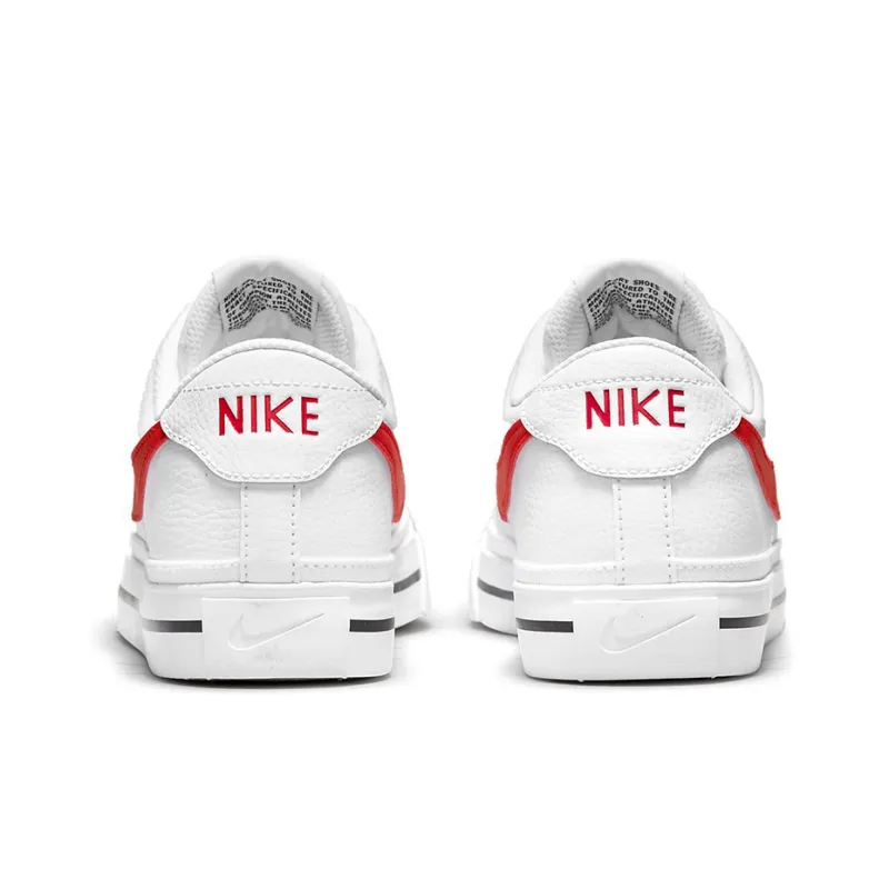Nike Court Legacy White University Red-4