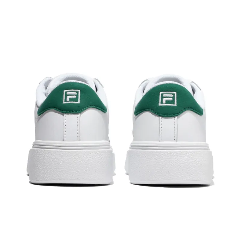 FILA Court Plumpy Low Top Shoes White/Green-3