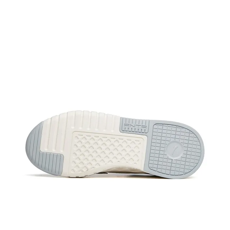 Anta Wear-Resistant Low-Top Skateboard Shoes Men's Gray-4