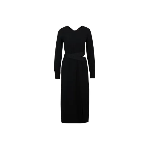 HUGO BOSS Long-Sleeved Dresses Women's Black