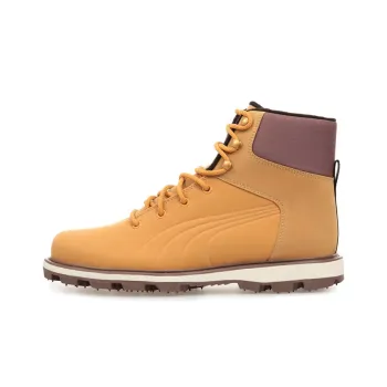 PUMA Desierto Fun Skateboard Shoes Unisex High-Top Brown/Purple