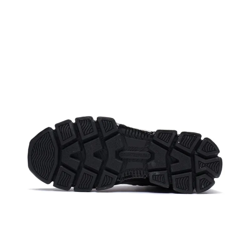 LiNing CF Tracing Majestic Anti Slip Wear Resistant High Top Skateboard Shoes Unisex Black-5