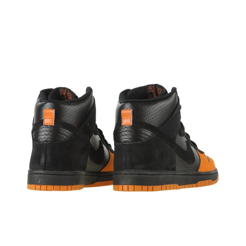 Nike Sb Dunk High Black Solar Orange-4