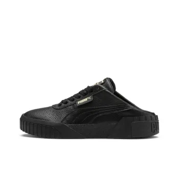 Puma Women's Cali Mule 'Black Metallic Gold'