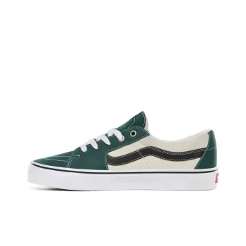 Vans Leather SK8 Low 'Green White Black'