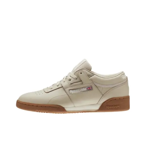 Reebok Workout Skateboard Shoes Men Low-Top Off White