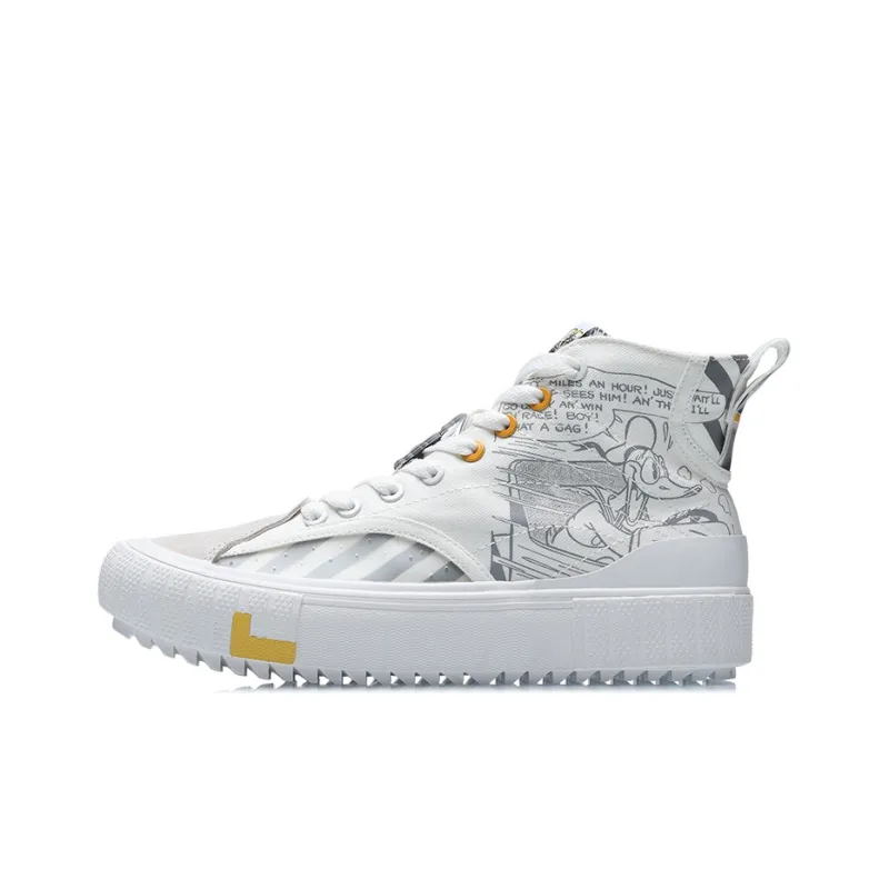LINING Classic Canvas Hi X Disney 'White Grey' Women's-0