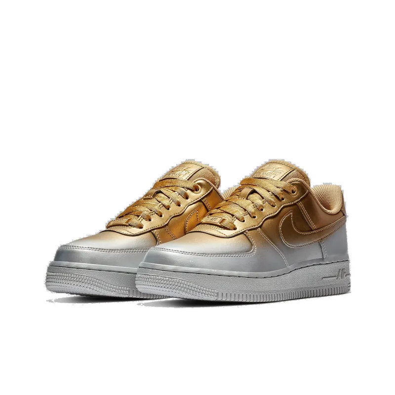 Nike Air Force 1 Low Gold Silver Women's-2