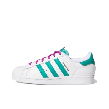 Adidas Originals Superstar White Glory Green Women's