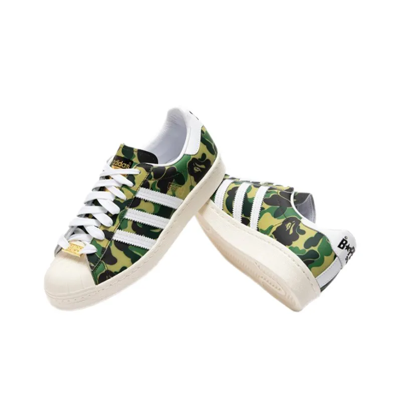 Adidas Superstar Bape Abc Camo Green-3