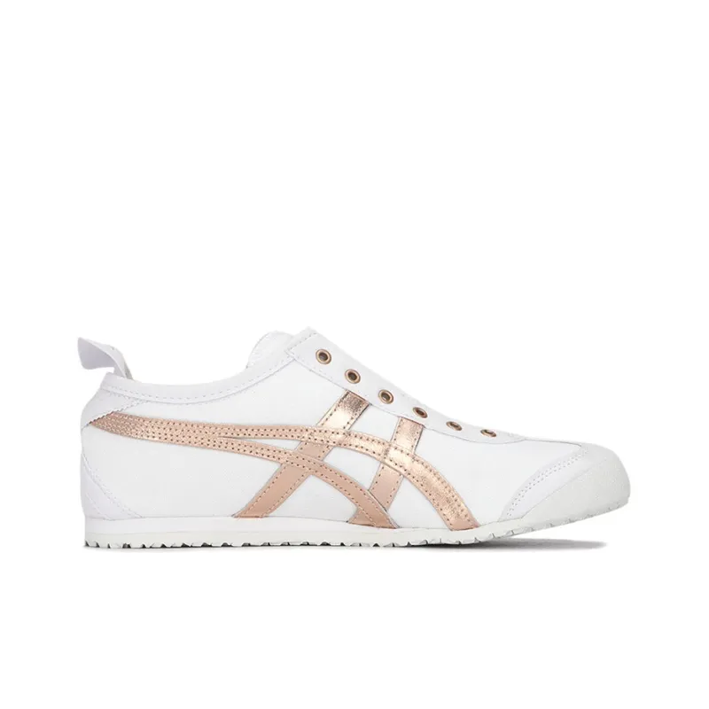 Asics Onitsuka Tiger Mexico 66 Slip On White Rose Gold-1