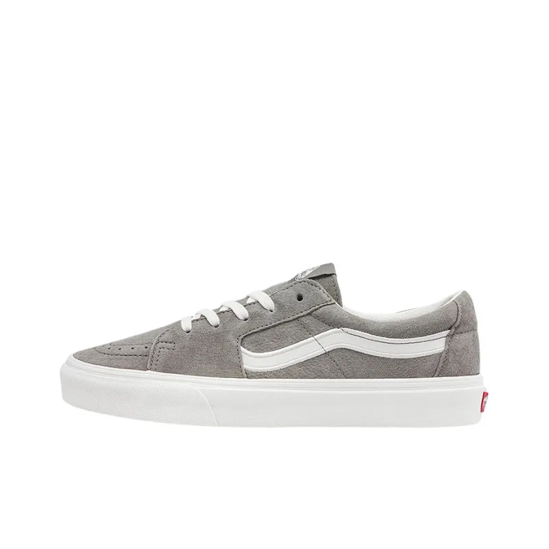 Vans Unisex SK8 Low Sneakers Grey 'Gray White'-0