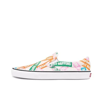 Vans Classic Slip on Pink/Multi Color