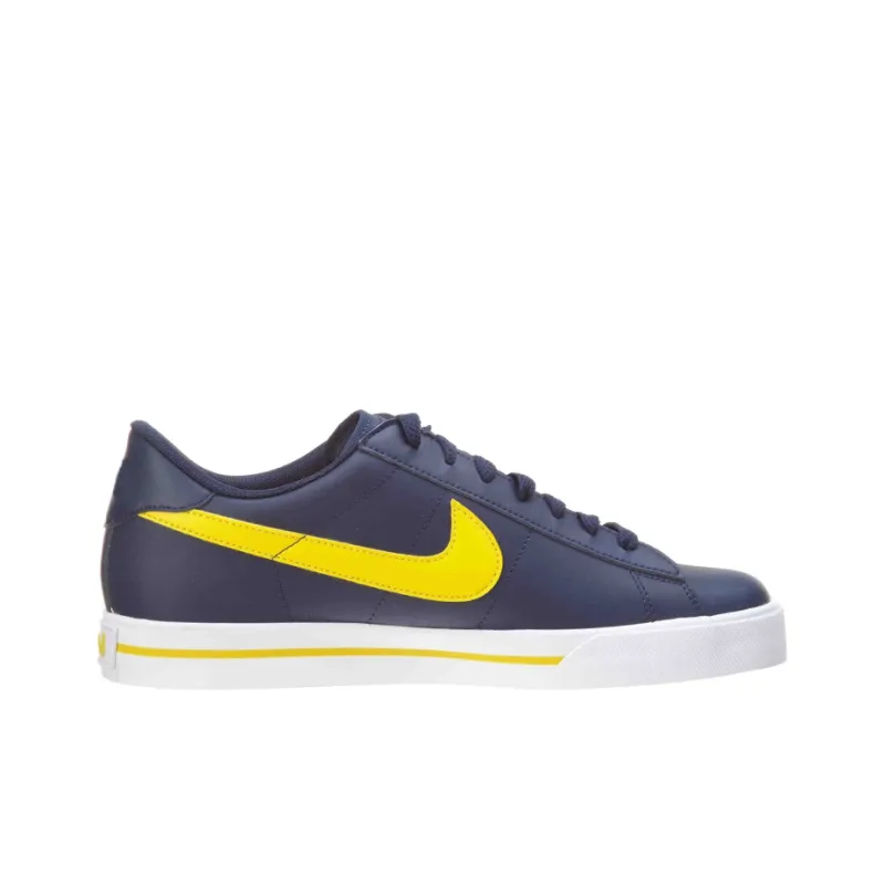Nike Sweet Classic Leather Low Top Sneakers Blue-1