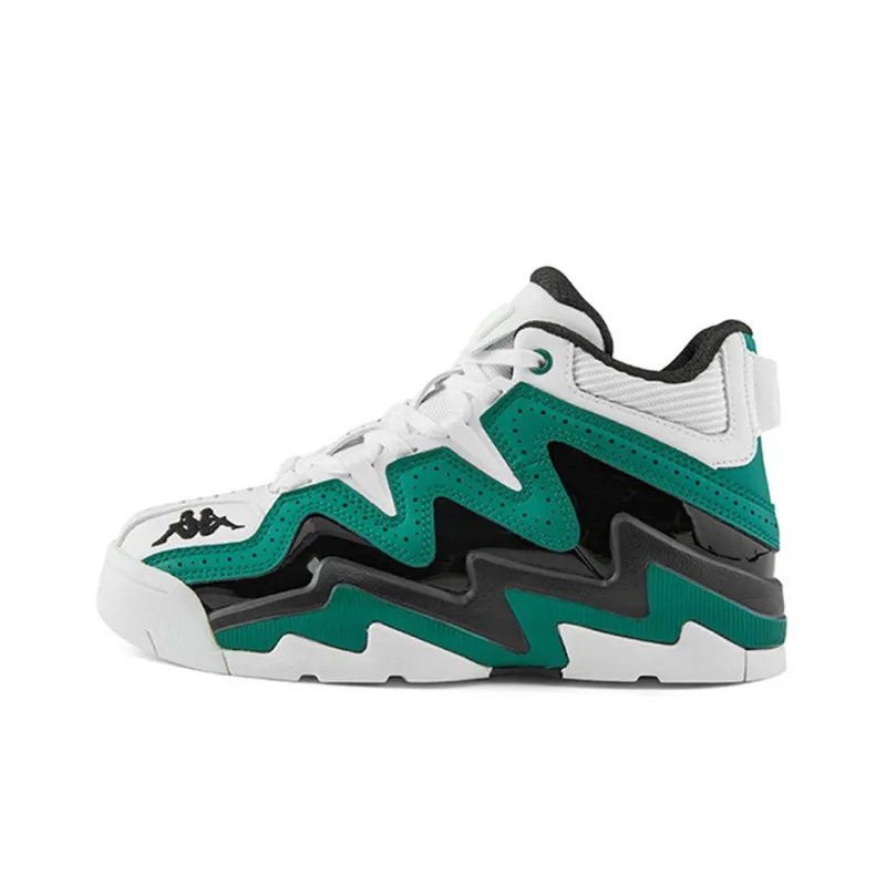 Kappa High Top Skateboard Shoes Unisex Lake Green-0