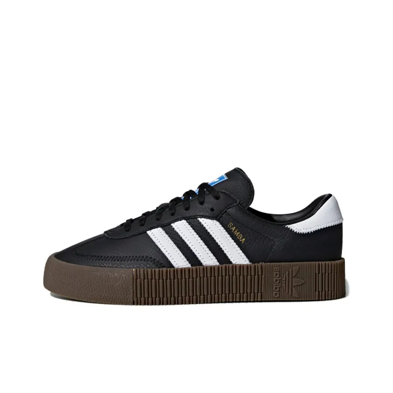 Adidas Sambarose Black White Gum Women's-0