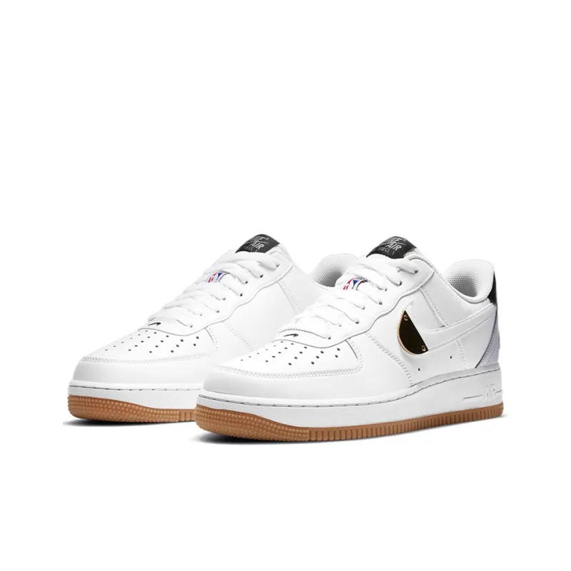 Nike Air Force 1 Low Nba White Grey Gum-2