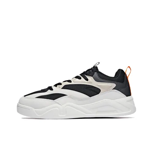 Anta Skywalker Collection Wear-Resistant Low-Top Skateboard Shoes Men's Black Gray