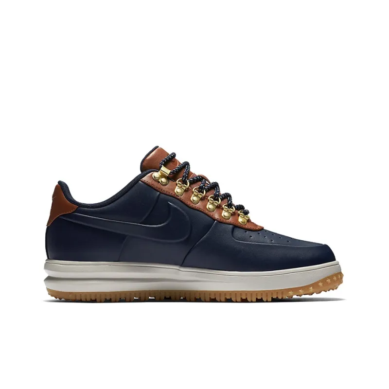 Nike Lunar Force 1 Duckboot Low Obsidian Saddle Brown-1