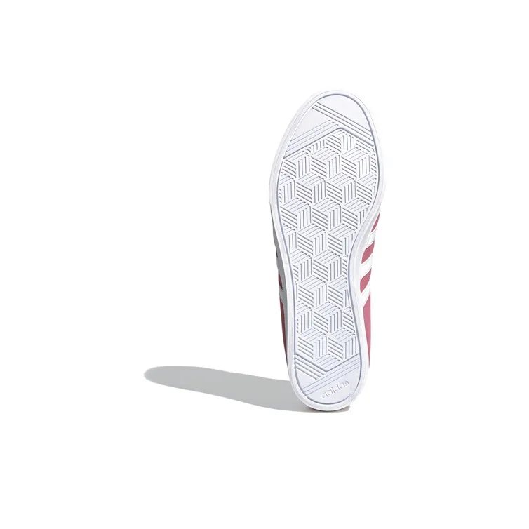 Adidas Neo Courtset Slip Resistant Low Top Skateboard Shoes Women's Brick Red-5