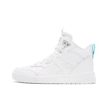 PUMA Backcourt Mid Rainbow Splicing Casual Shoes White