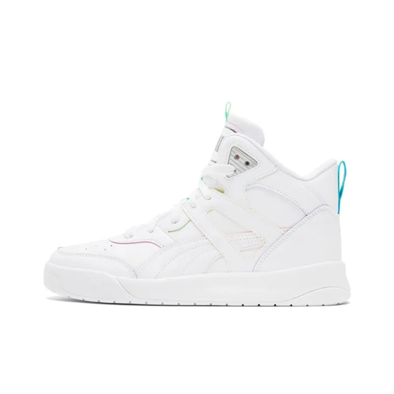 PUMA Backcourt Mid Rainbow Splicing Casual Shoes White-0
