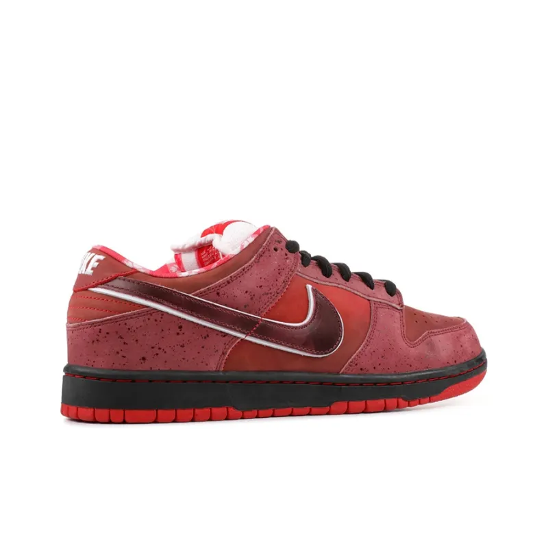 CONCEPTS x Nike Dunk SB Red Lobster Anti Slip Wear Resistant Low Top Skateboard Shoes Men's Red-3