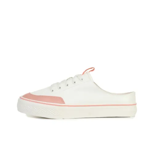 FILA Vulc 13 Skateboard Shoes Women's Low-Top White/Pink