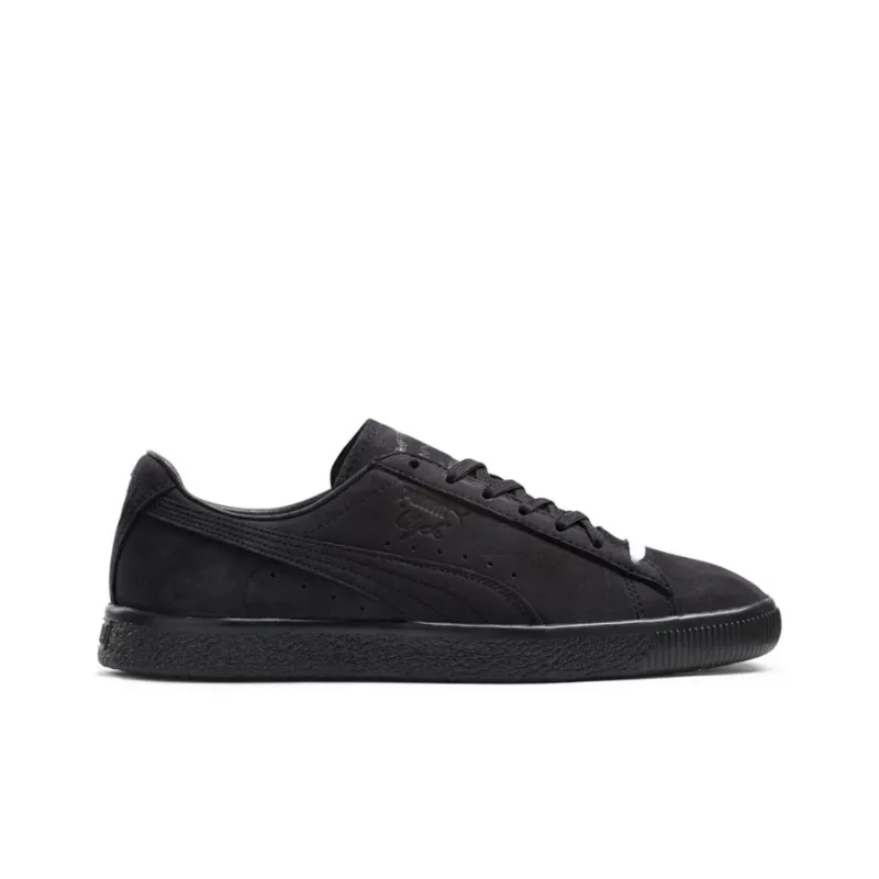 PUMA Clyde Court Skateboard Shoes Unisex Low Top Black-1