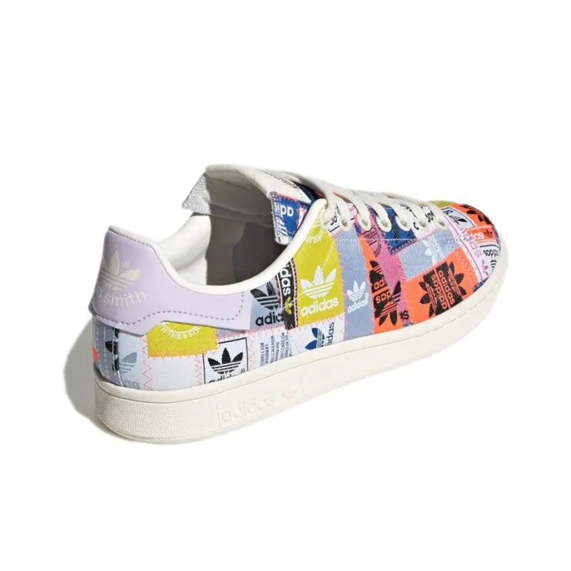 Stan Smith Women's Adidas Originals 'Patchwork Trefoils'-3