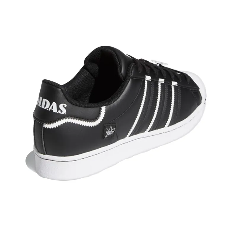 Superstar Adidas Originals 'Black White'-3