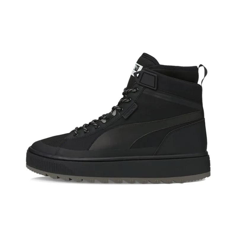 PUMA Unisex Suede Mid Wtr Mid Top Sneakers Black-0