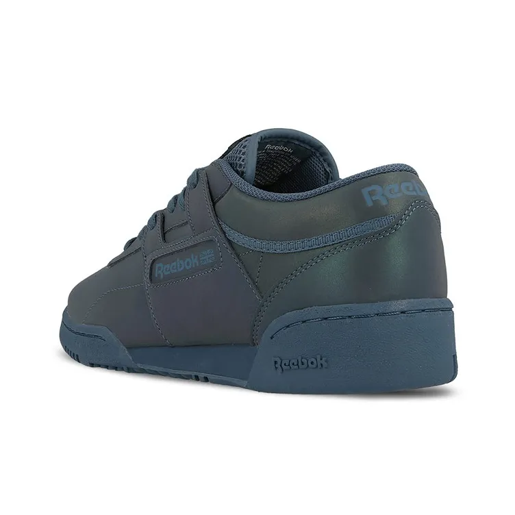 Reebok Workout Skateboard Shoes Men Low-Top Blue-3