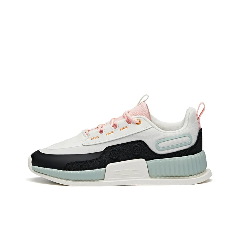 Anta Rejecting The Ordinary, Life Collection Coverage Low Top Skateboard Shoes Women's Pea Green White-0