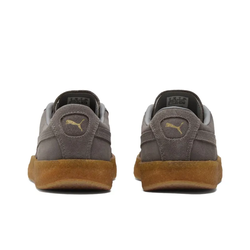 PUMA Suede Crepe Leisure Board Shoes Grey-4
