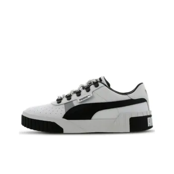 PUMA Cali Wear-resistant And Lightweight Low-Top Skateboard Shoes Women's Black White