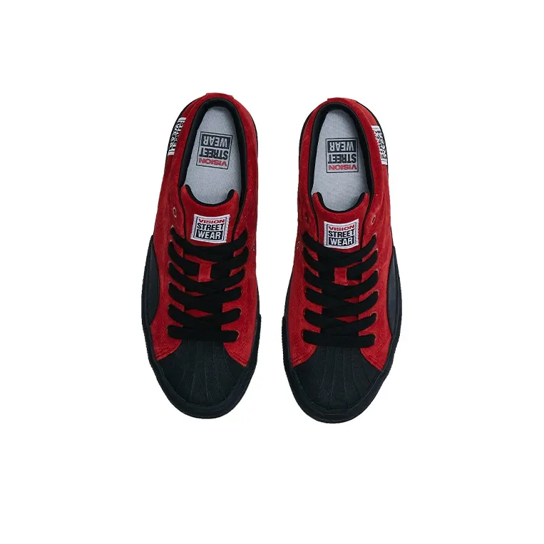 Vision Street Wear Shell Head High Top Skateboard Shoes Unisex Brick Red-3