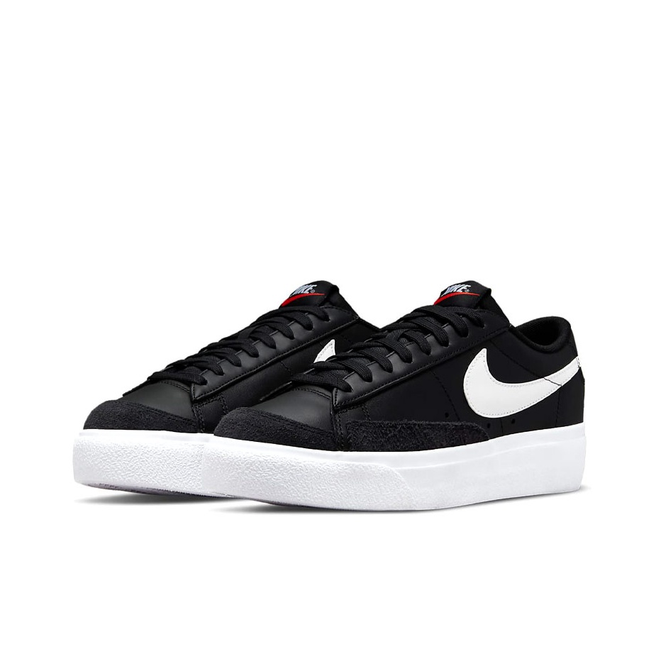 Nike Blazer Low Platform Black White Women's US W 6 - POIZON
