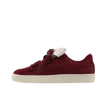 PUMA Suede Heart Quilt Cordovan Cameo Brown Women's