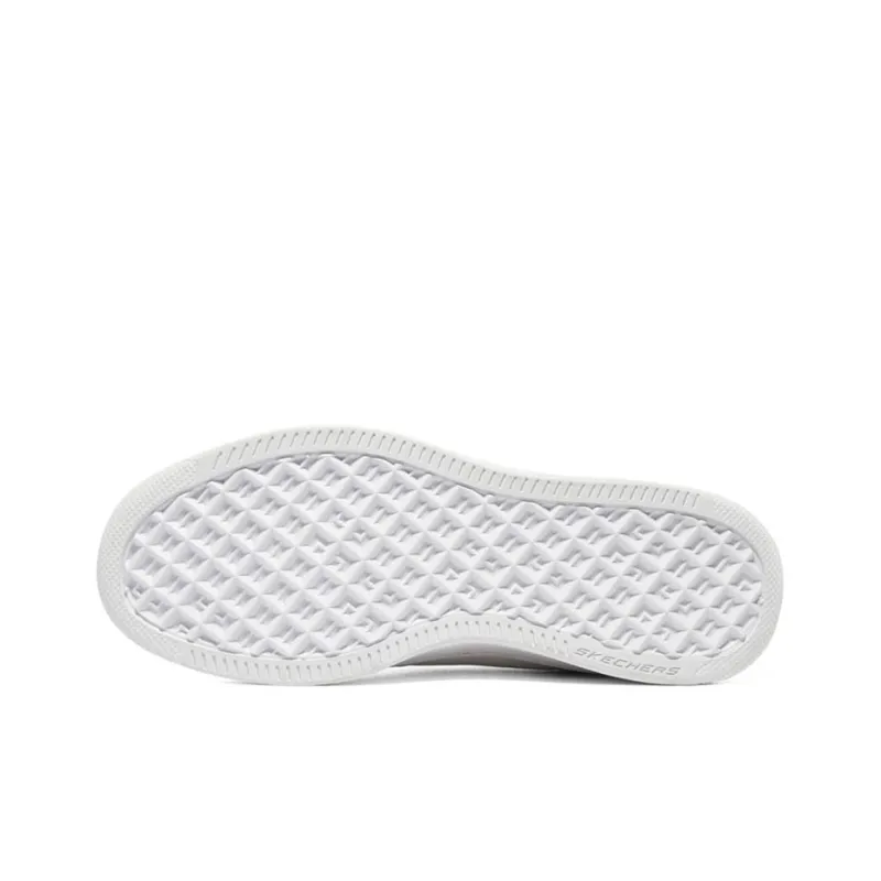 Skechers Sport Court 92 Anti Slip Wear Resistant Low Top Casual Skateboard Shoes Men's White-4