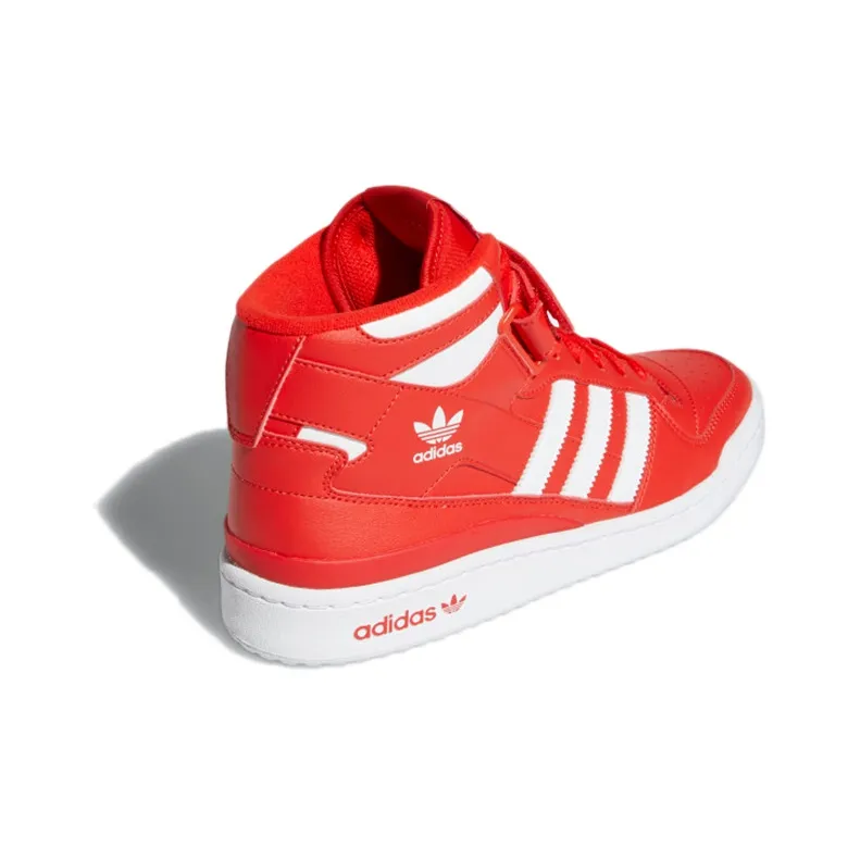 Forum Adidas Originals Mid 'Red'-4