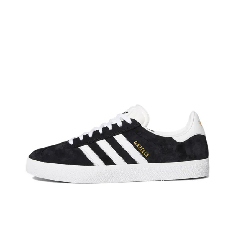 Adidas Gazelle Adv Black White Gold-0