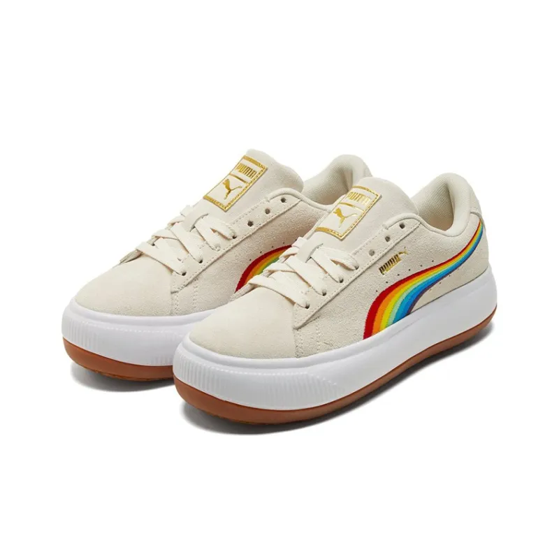 PUMA Suede Mayu 'Rainbow Whisper White' Women's-2