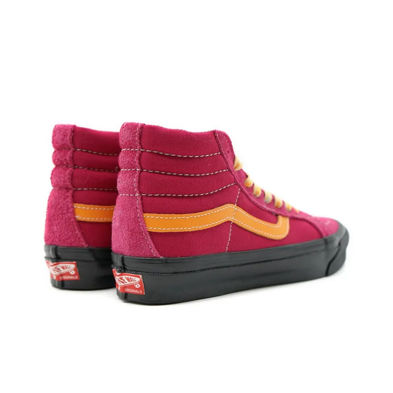 Sk8 Og Vans Hi Lx 'Hairy Suede Cerise Apricot'-3