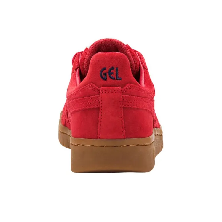 Asics Gel-Ptg Anti-Slip Wear-Resistant Low-Top Skateboard Shoes Unisex Red-4