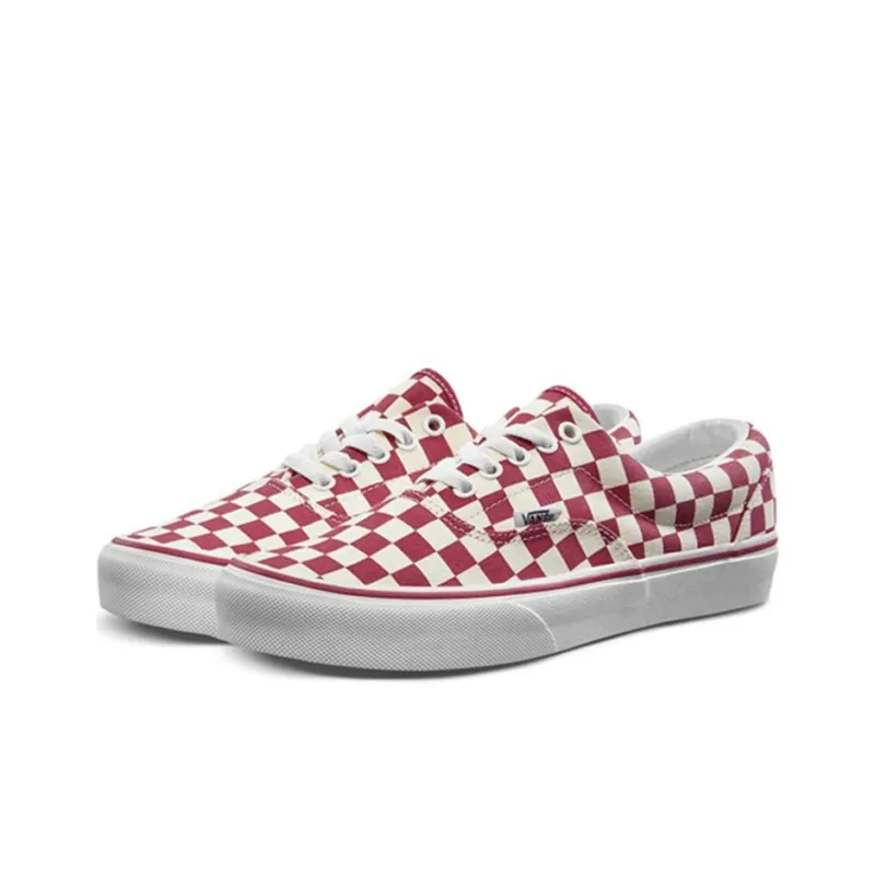 Vans Era Checkerboard Red-2